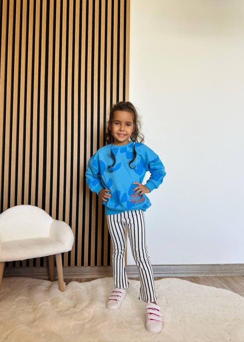 Kız Çocuk 3 iplik Şardonsuz Eşofman Takım