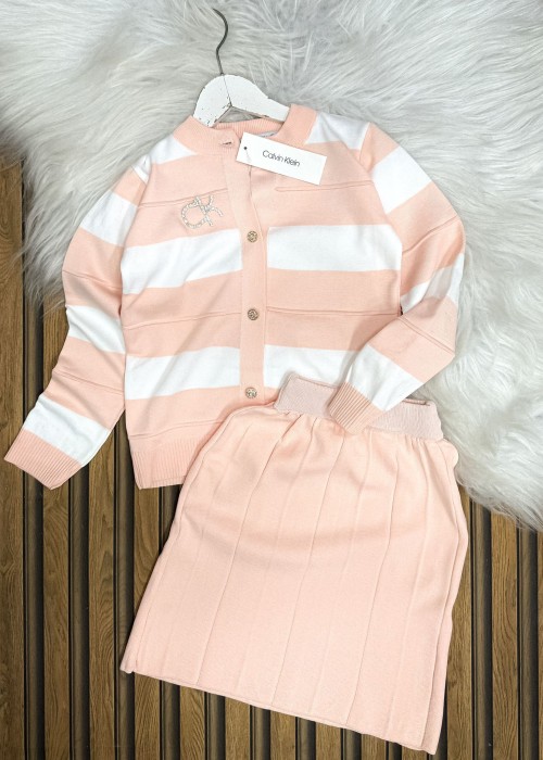 Kız Çocuk Triko Takım(Somon)