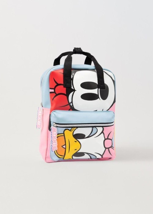 Kız Çocuk Mickey Temalı Pembe Çanta