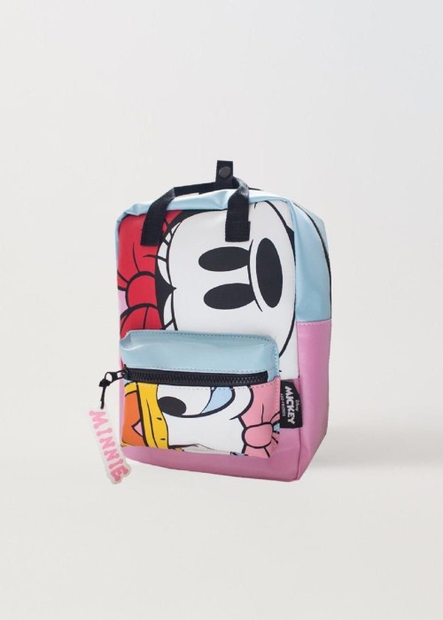 Kız Çocuk Mickey Temalı Pembe Çanta