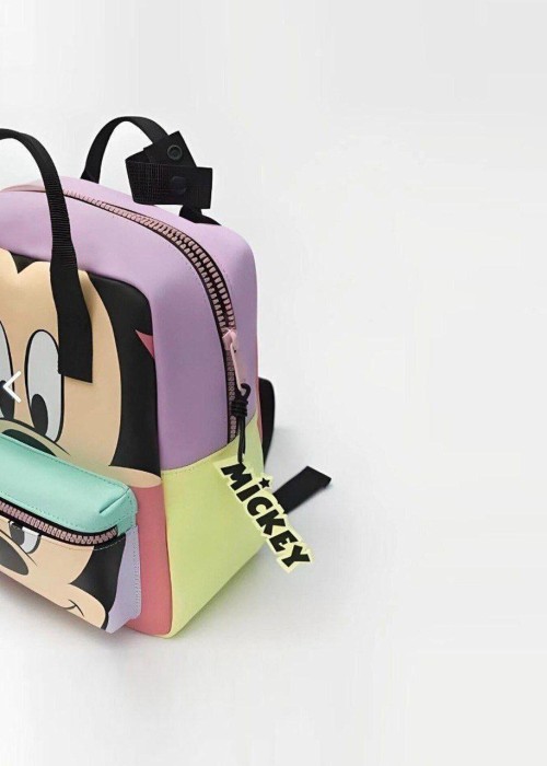 Kız Çocuk Mor Mickey Çanta 