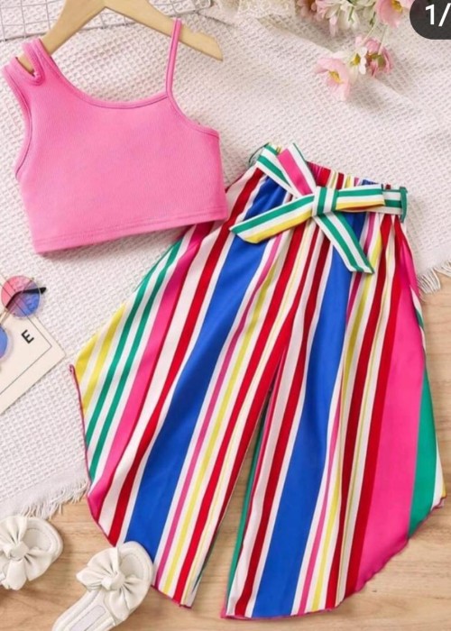 Kız Çocuk Şalvarlı Takım (pembe)