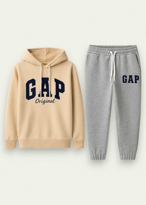 Unısex Gap Eşofman Takım (Krem) Unısex Gap Eşofman Takım (Krem)