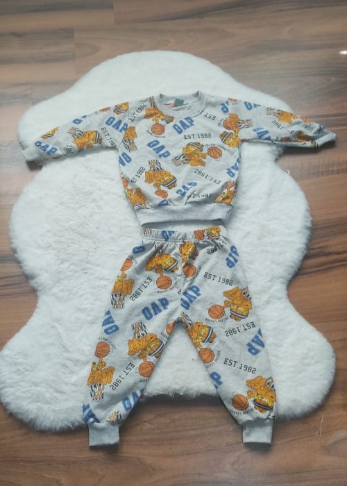 Erkek Çocuk Garfield Baskılı Pijama Takımı