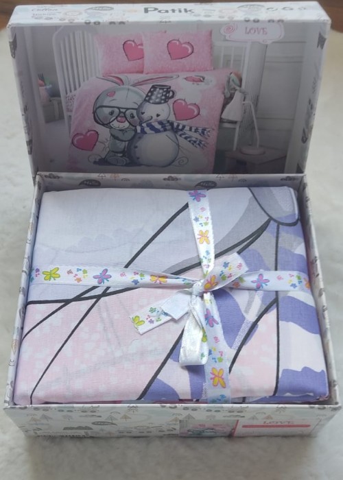 Bebek Nevresim Takımı(Pembe)