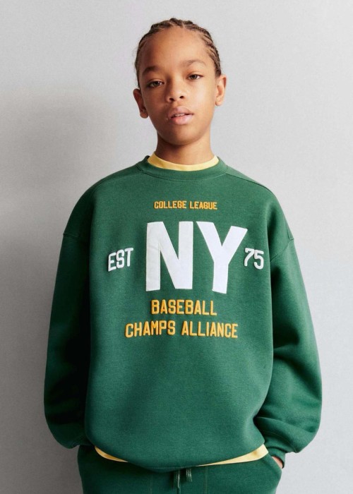 Erkek Çocuk Yeşil Baskılı Eşofman Takım Erkek Çocuk Yeşil Baskılı Eşofman Takım