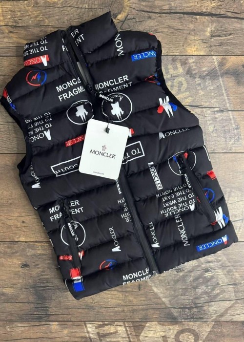 Erkek Çocuk Şişme Yelek Moncler-Siyah Erkek Çocuk Şişme Yelek Moncler-Siyah