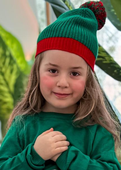 Kız Çocuk 3'lü Yılbaşı Takım-Yeşil Kız Çocuk 3'lü Yılbaşı Takım-Yeşil