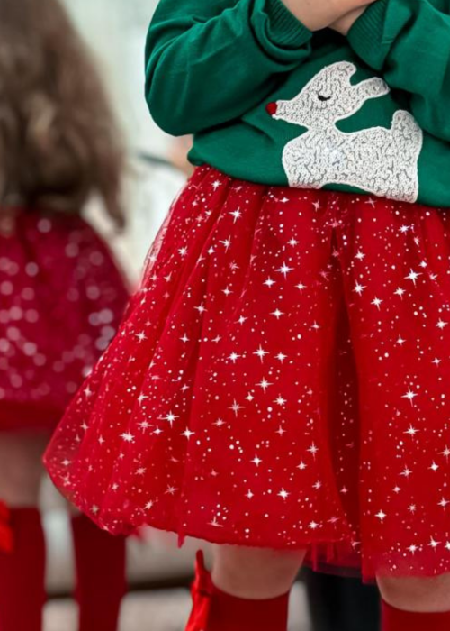 Kız Çocuk 3'lü Yılbaşı Takım-Yeşil Kız Çocuk 3'lü Yılbaşı Takım-Yeşil