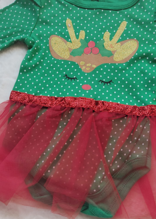 Kız Bebek Yılbaşı Tüllü Zıbın-Bantlı Kız Bebek Yılbaşı Tüllü Zıbın-Bantlı